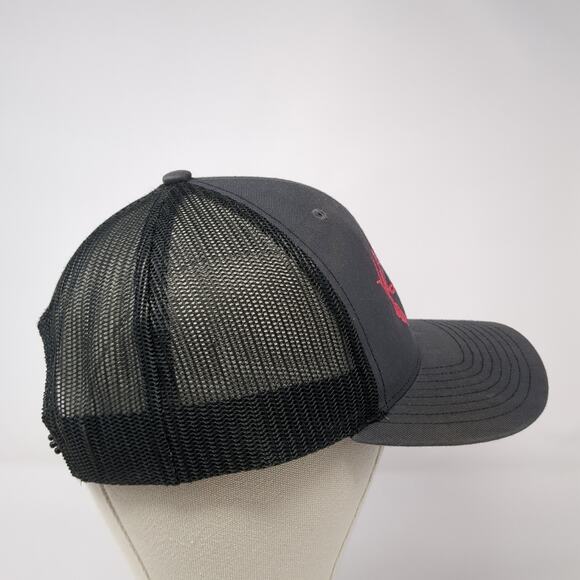 SFA Snapback Trucker Hat Gray One Size Adjustable Embroidered 6 Panel Richardson - Picture 5 of 10